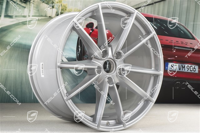 21" Felga Carrera S, 11,5 J x 21 ET67, srebrny brylantowy chrom