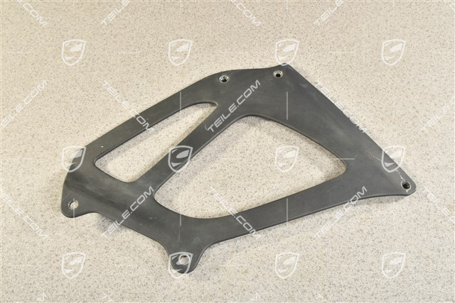 Wing strut for rear spoiler, Black, L