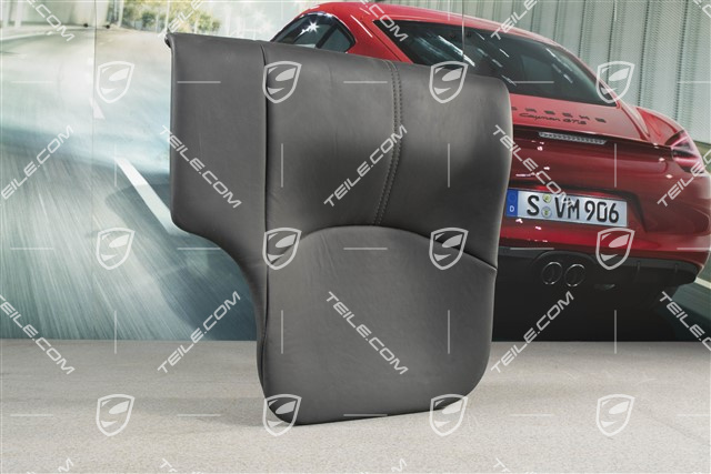 Notsitzkissen, Coupe/Targa, Leder, Schwarz, L