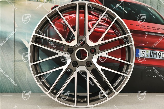 21-inch wheel rim set Turbo Design II / Turbo V, 9,5J x 21 ET71 + 11,5J x 21 ET69