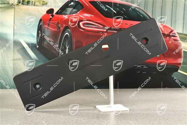 Unterlage / Halter, Kennzeichen, Hinten, Coupe