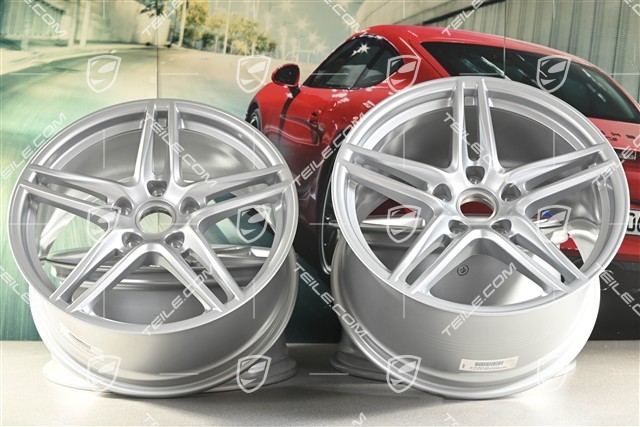 19" Komplet felg Carrera VI , 8,5J x 19 ET50 + 11J x 19 ET77, do użytku w zimie