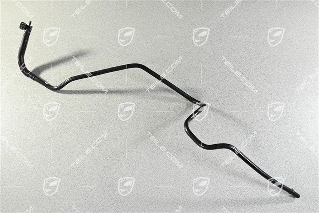 Brake booster vacuum line