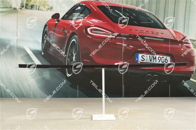 Listwa ozdobna, pakiet aluminium, czarna, tył, R