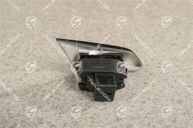 Central locking switch, Black matte, L