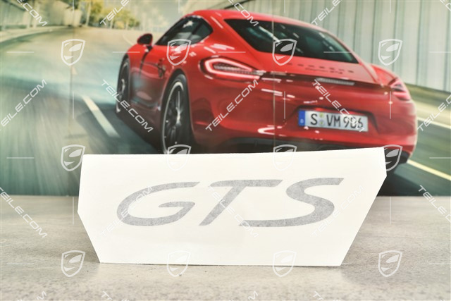 Dekorfolie mit „GTS“ Schriftzug