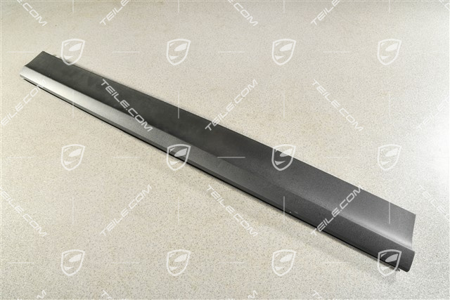 Vordertür, Leiste / Blende, Schwarz-matt, L