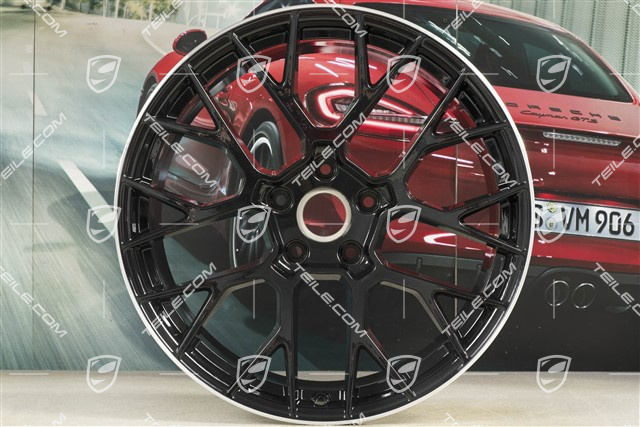21-inch RS Spyder wheel rim, 11,5J x 21 ET67, black high gloss