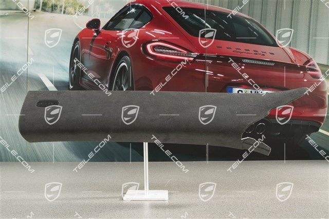 Verkleidung von A-Säule, Oben, Alcantara, Schwarz, L