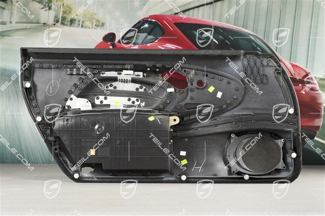 Türverkleidung mit Airbagblende, Klangpaket, Leder, Schwarz, R