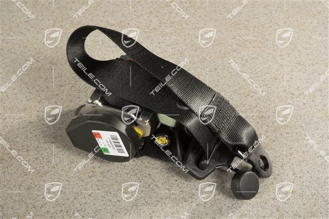 Seat belt, coupé/targa, front, black, L=R