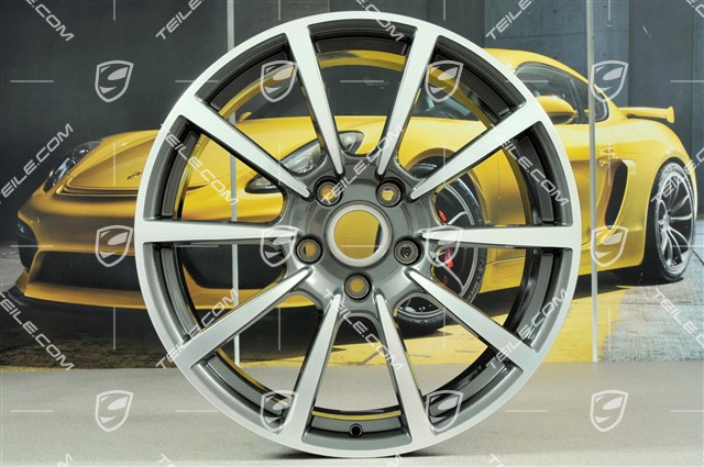 20" Felga Carrera Classic (II), 8,5J x 20 ET49, Titanium