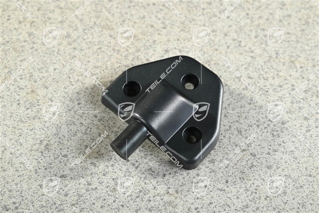 Lagerbock / Scharnier, Coupe, Kofferraumabdeckung / Rollo, Schwarz, L