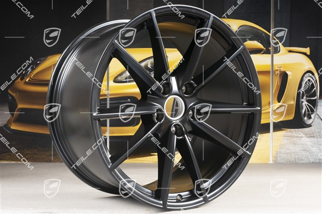 21" Felga Carrera S, 11,5 J x 21 ET67, czarny satynowy półmat