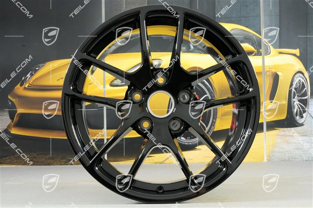18" Felga Cayman III, 9,5J x 18 ET49, czarny wysoki połysk