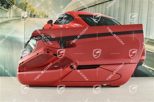 Turverkleidung, Leder, Bose, Bordeauxrot, R