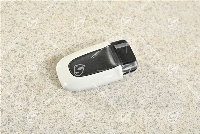 Ignition starter switch, lacquered Chalk, KESSY / Entry and Drive