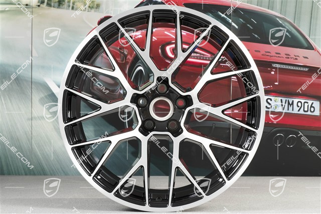 20" Felga RS-Spyder Design, 10J x 20 H2 ET19, czarny wysoki połysk
