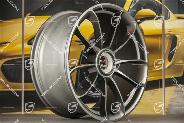 20-inch wheel GT3RS, with GT3RS logo, 9,5J x 20 ET50, Platinum satin-matt