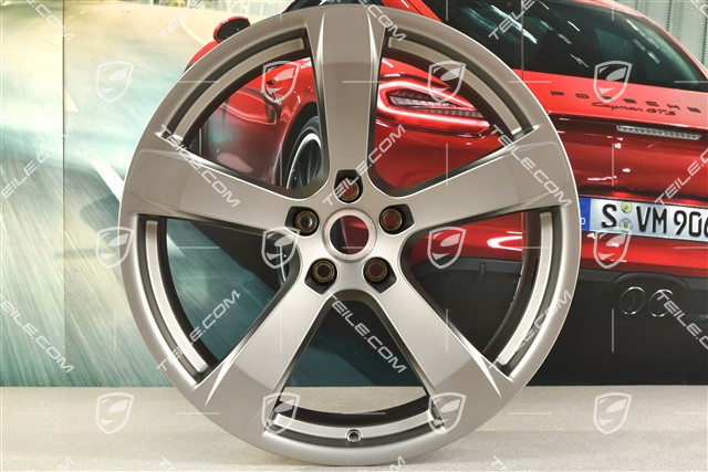 20" wheel "Macan Sport", 10J x 20 ET19, platinum satin matt