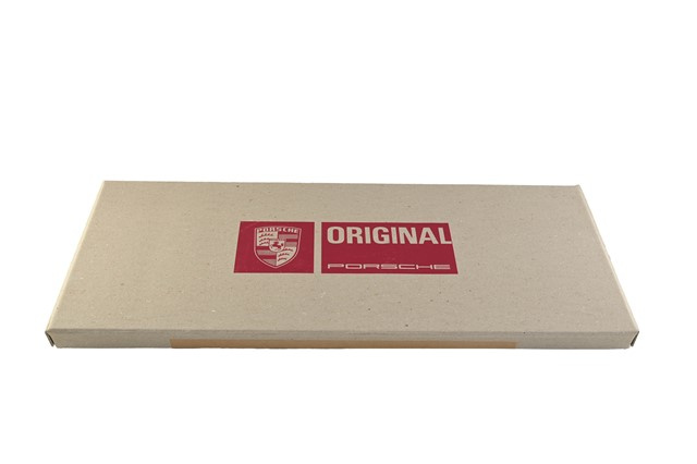 Enamel sign "Porsche Original Ersatzteile", 63,5 x 19,5 x 1 cm