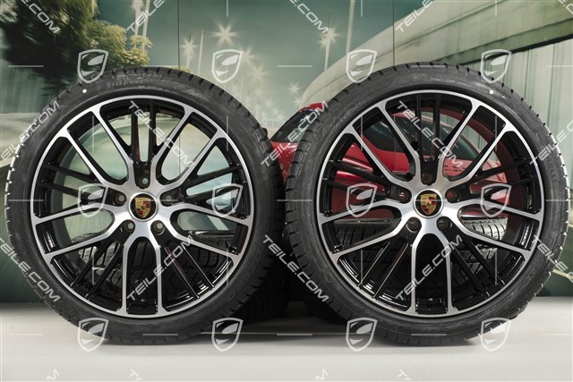 21-inch winter wheels set "Exclusive Design Sport", rims 9,5 J x 21 ET71 + 10,5 J x 21 ET71 + NEW Pirelli Sottozero III winter tires 275/35 R21 + 315/30 R21, black high gloss