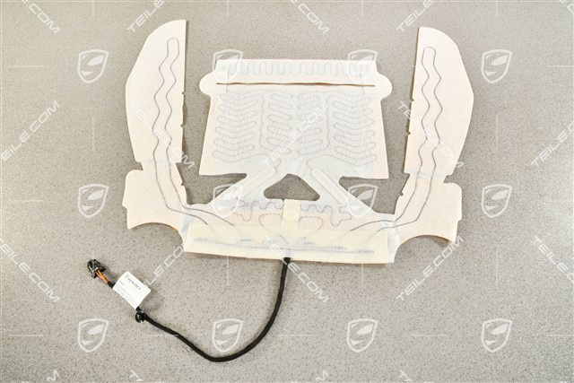 Seat heating mat, seat surface, L=R
