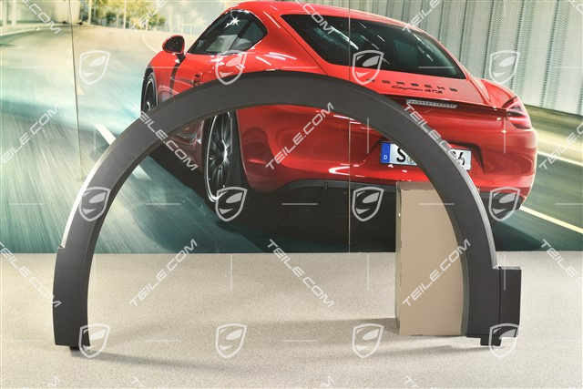 T-Cross, Kotflügelverbreiterung, Vorne, Schwarzmatt, L