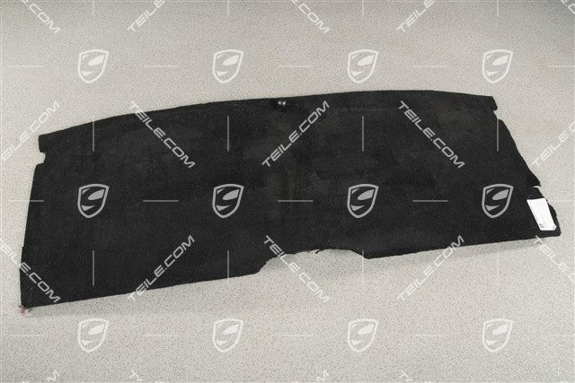 Rueckwandverkleidung, Teppich, Schwarz, Cabrio