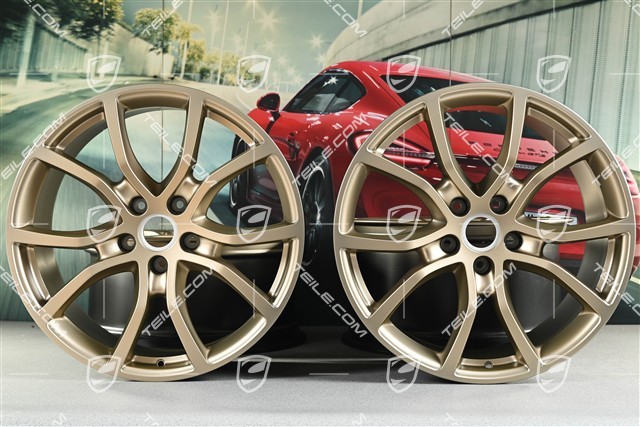 21" Felgensatz Cayenne Exclusive Design, 11J x 21 ET49 + 9,5J x 21 ET46, für den Cayenne Coupé, neodyme