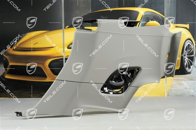 Seitenwandverkleidung, Leder, platingrau, R Seitenwandverkleidung, Leder, platingrau, R