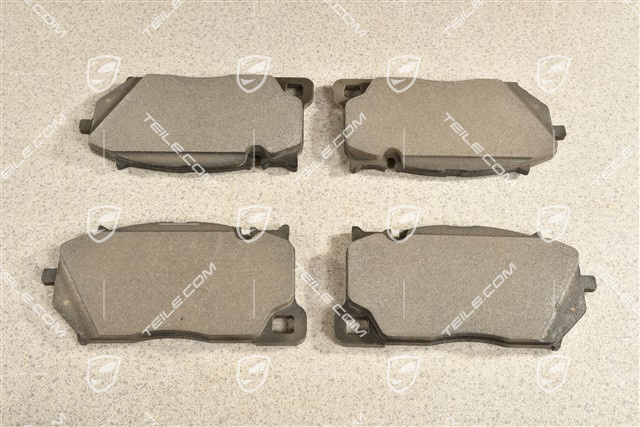 PCCB Brake pads, front axle for Yellow / Black calipers 18-19 inch brake disc diameter