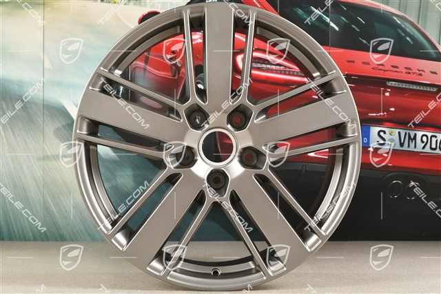 20" Felga Panamera Design 2, 9,5J x 20 ET71, Platinum satynowy mat