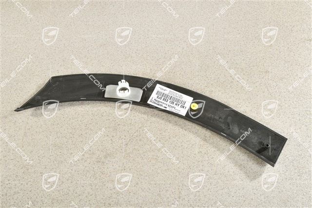 Wide Wheel Arch, Front Wing / Fender moulding, Satin Black, L