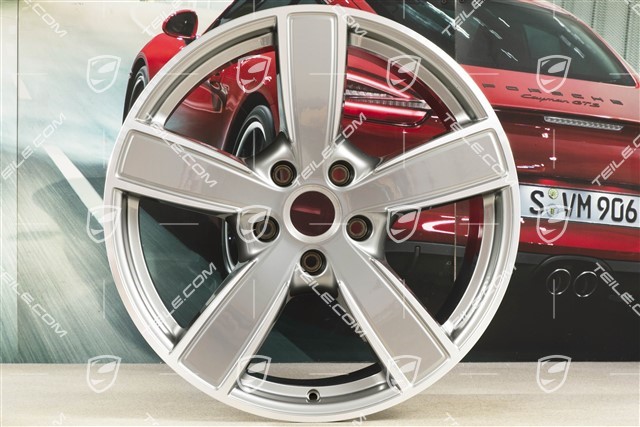 20" Felge Sport Classic Komfort, 10,5J x 20 ET64, Platinsilber
