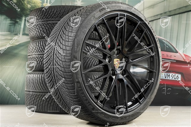 20/21-inch Turbo V winter wheel set, wheel rims 8,5J x 20 ET40 + 11J x 21 ET66 + winter tyres 245/35 R20 + 305/30 R21