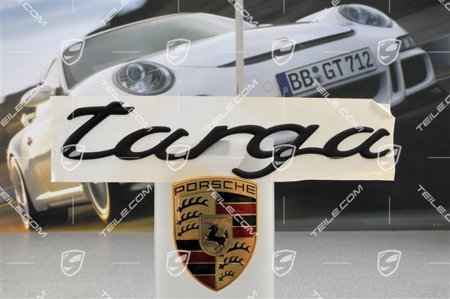 "Targa" logo, black "Targa" logo, black