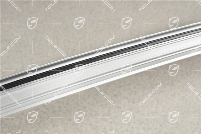 Roof edge strip, front, alu, R
