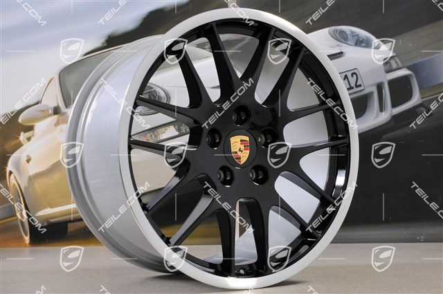 20" Felgensatz RS Spyder, 9,5 J x 20 ET 65 + 11 J x 20 ET 68, schwarz