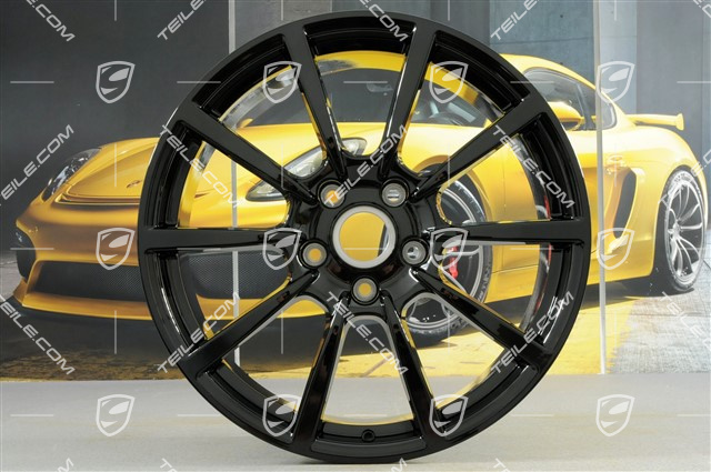 20" Felga Carrera Classic II, 8,5J x 20 ET51, czarny wysoki połysk