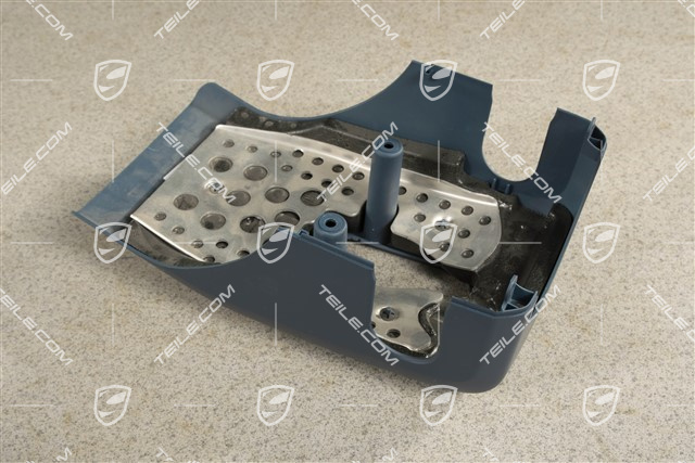 Steering column el. adjustable housing, Lower, yachting Blue