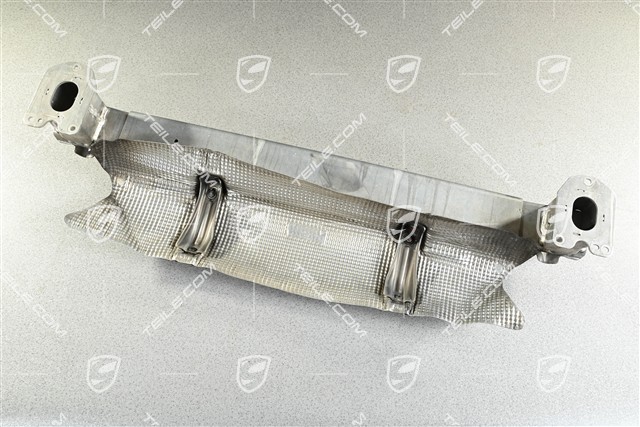 Rear bumper reinforcement with heat protection / USA Canada