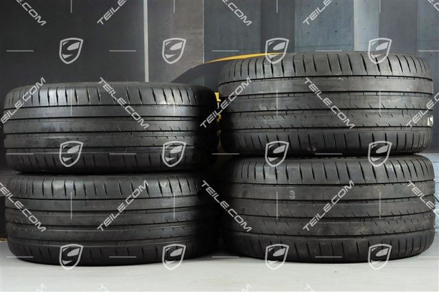 20" Panamera Turbo Sommerräder, Felgen 9,5J x 20 ET71 + 11,5J x 20 ET68 + Michelin Sommerreifen 275/40 ZR20 + 315/35 ZR20, mit RDK-Sensoren
