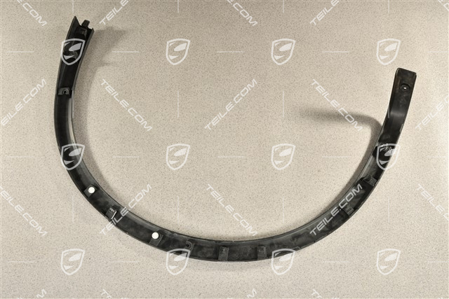 Wing / Rear Wheel cover / moulding, Satin black, L