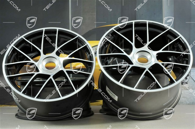 20-inch wheel rim set Turbo Sport III, central lock, 9J x 20 ET51 + 11,5J x 20 ET56, black