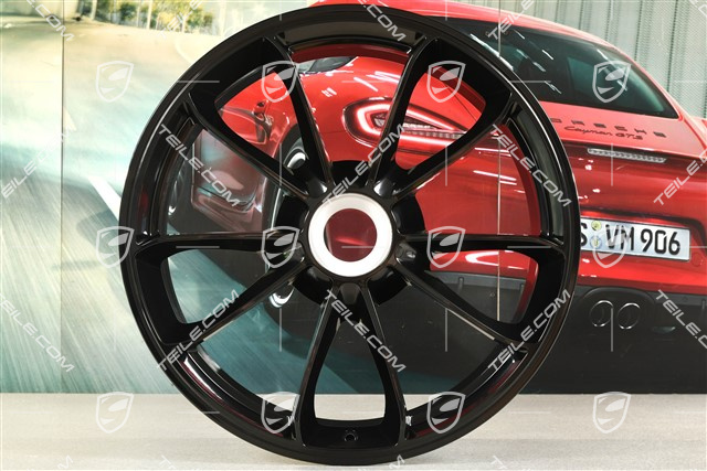 20" Felge GT3, 9J x 20 ET55, schwarz-hochglanz