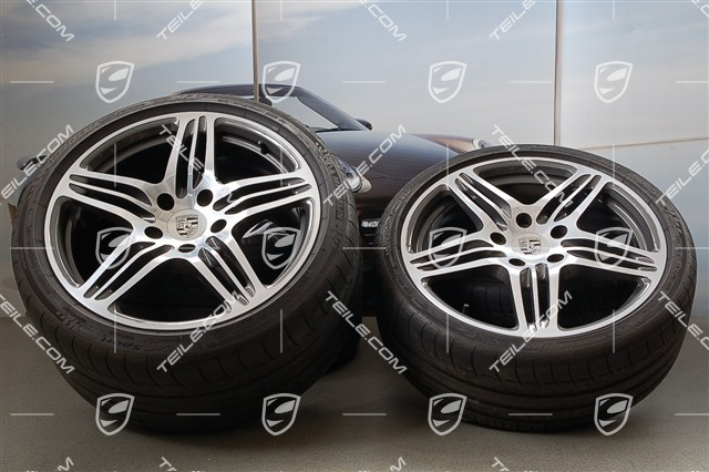 19-inch Turbo I summer wheel set, wheels 8 J x 19 ET 57 + 11 J x 19 ET 51 + tyres 235/35 ZR 19 + 305 /30 ZR 19