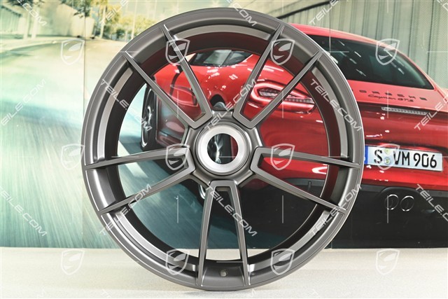 21" Felge Turbo S, 11J x 21 ET66, Platinum Seidenmatt
