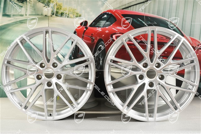 21-inch wheel rim set Cayenne RS Spyder Design, 11J x 21 ET58 + 9,5J x 21 ET46