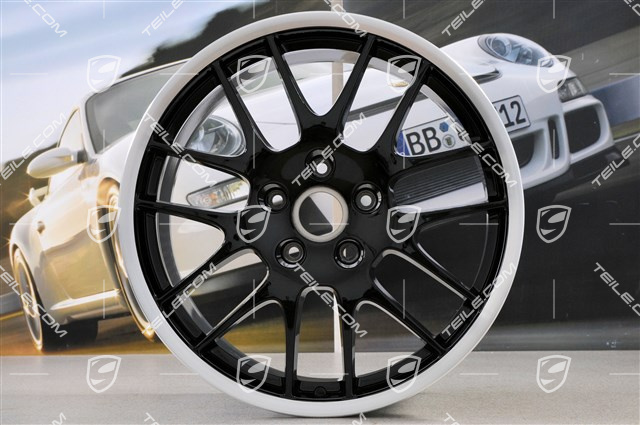 20" Felgensatz RS Spyder, 9,5 J x 20 ET 65 + 11 J x 20 ET 68, schwarz